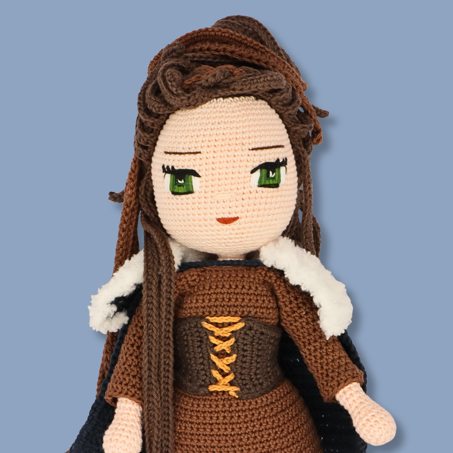 Genevieve Viking crochet doll - PDF pattern photo 17