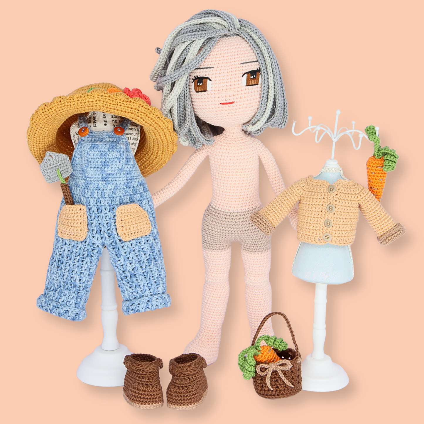 Granny Gardening Doll Pattern