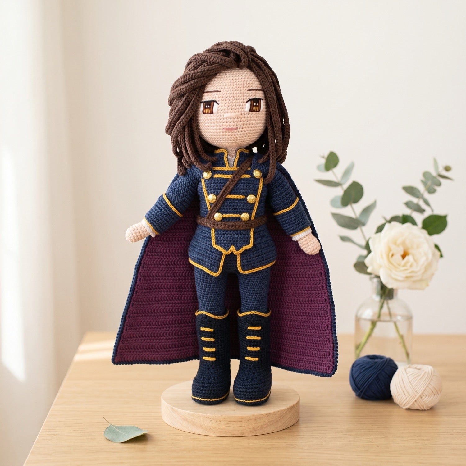 Prince Arthur crochet doll pattern