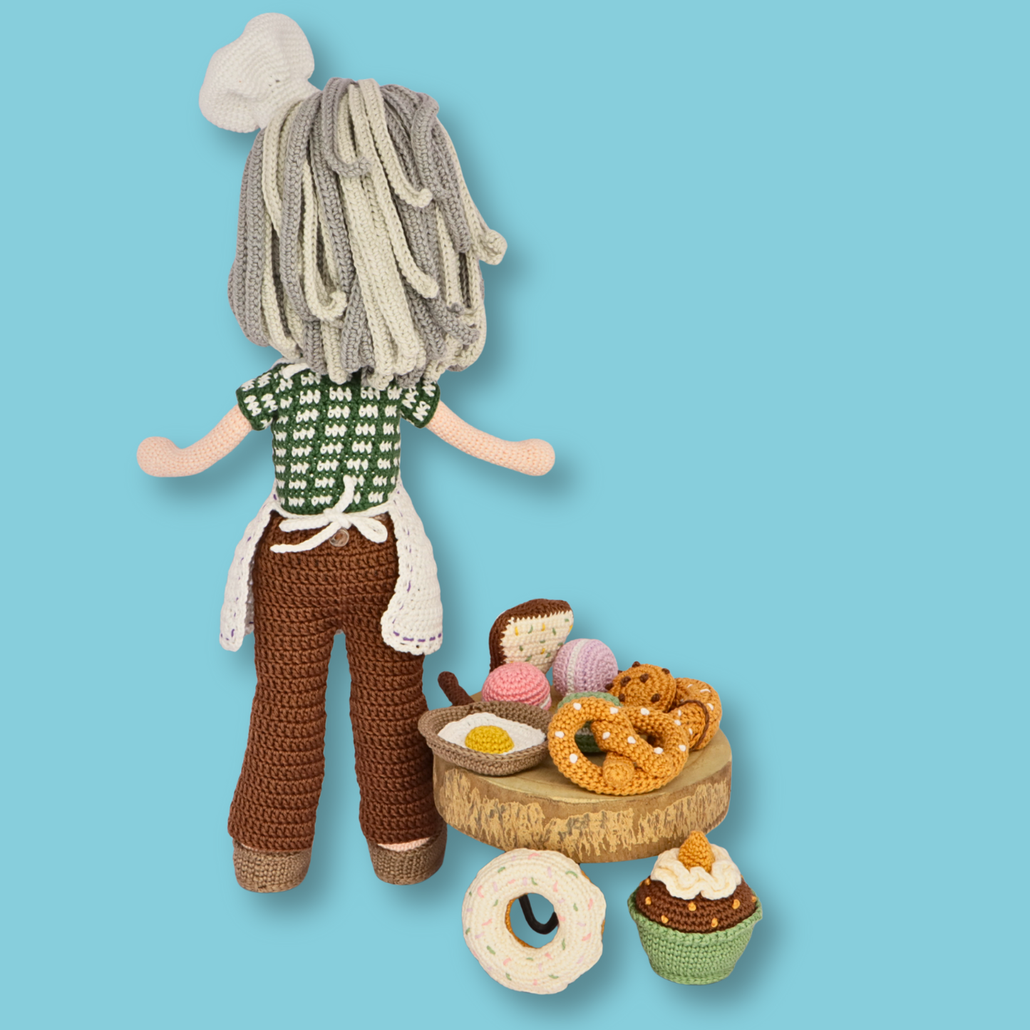 Granny Grace Bakery outfit crochet pattern