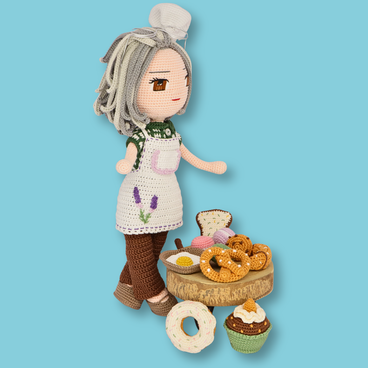 Granny Grace Bakery outfit crochet pattern