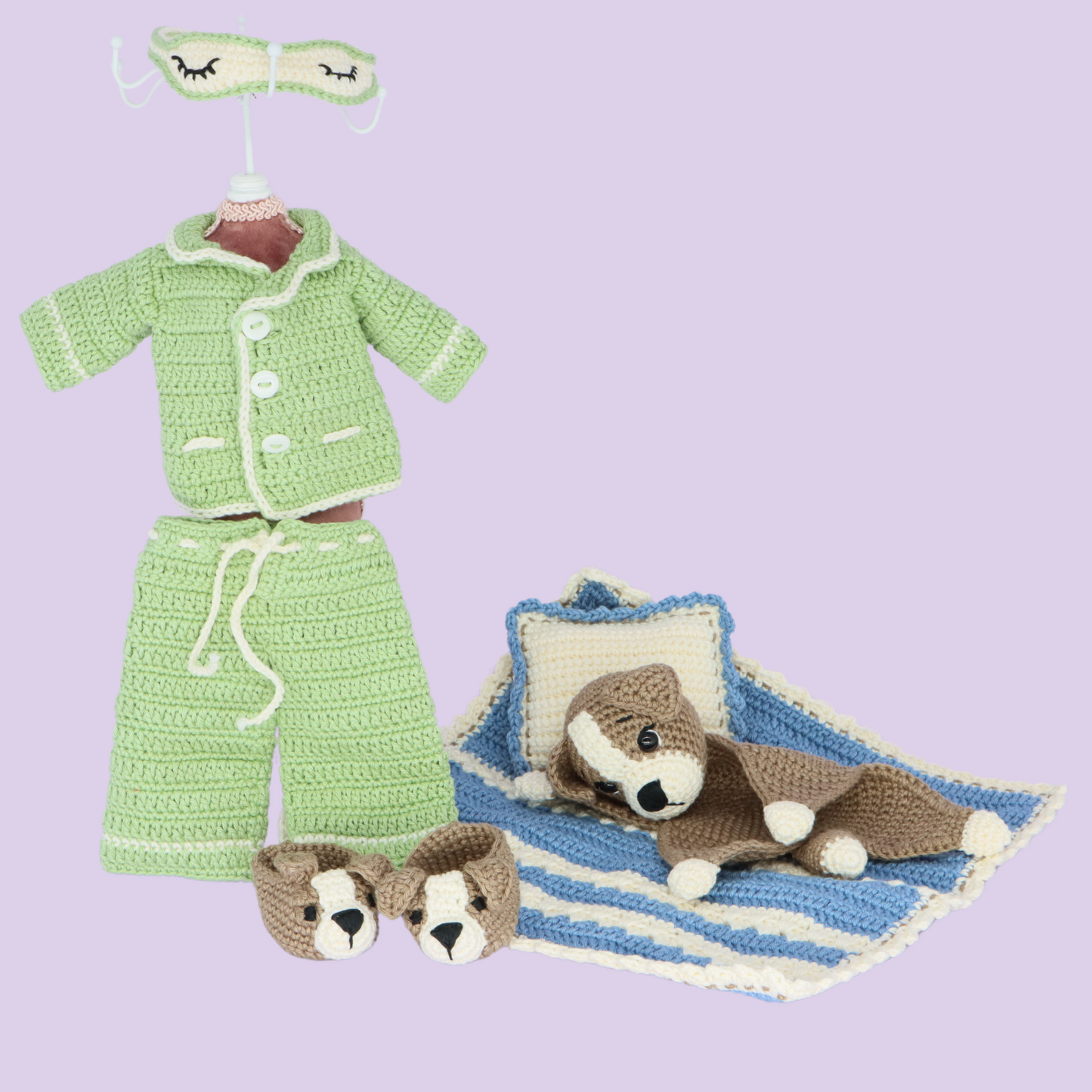 Sleeping Dominic Doll Pattern