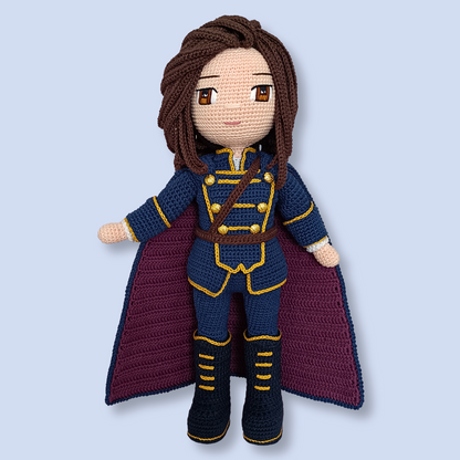 Prince Arthur crochet doll pattern