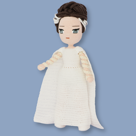 Frankie and Bride Evas crochet doll - PDF pattern photo 10