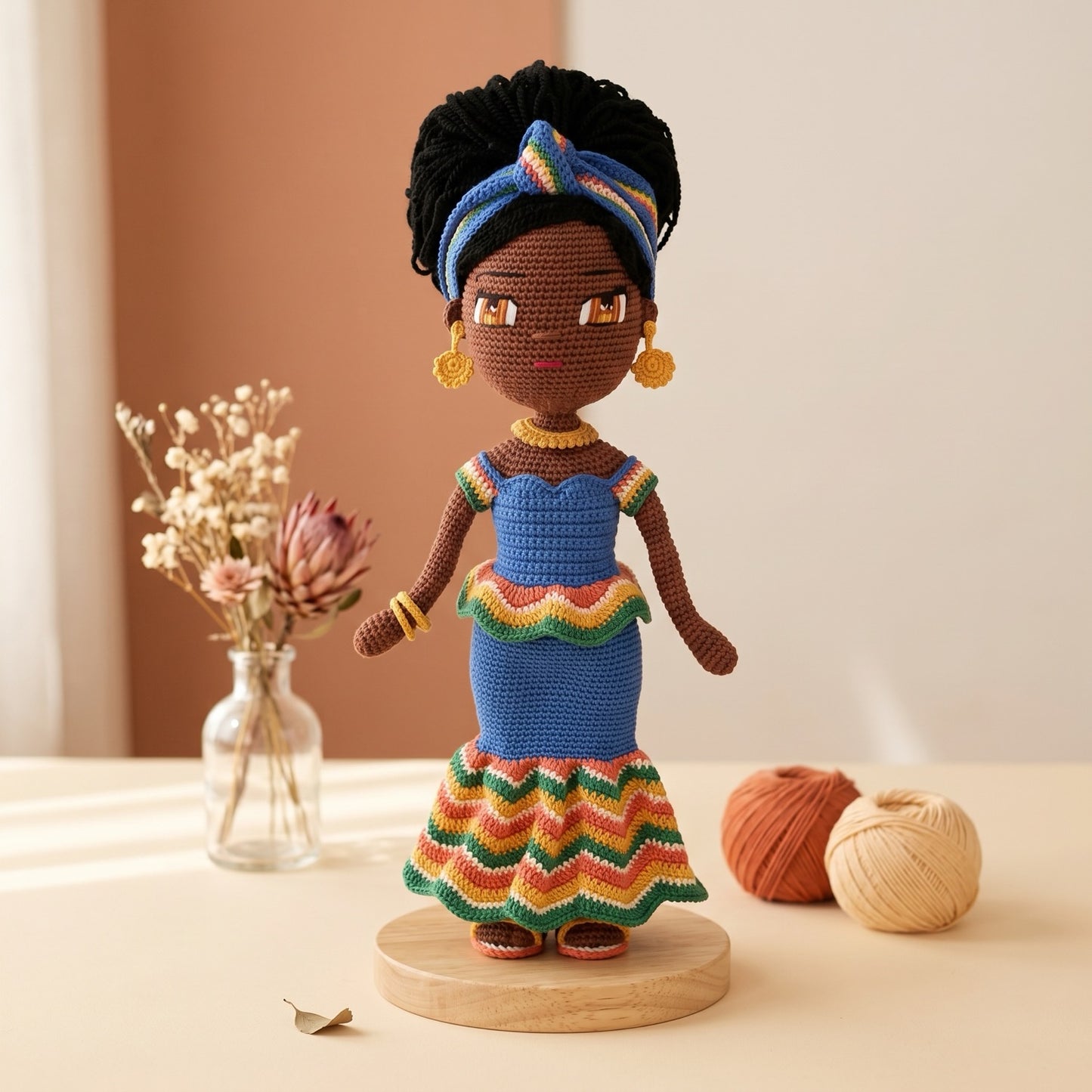 Zuri crochet doll pattern