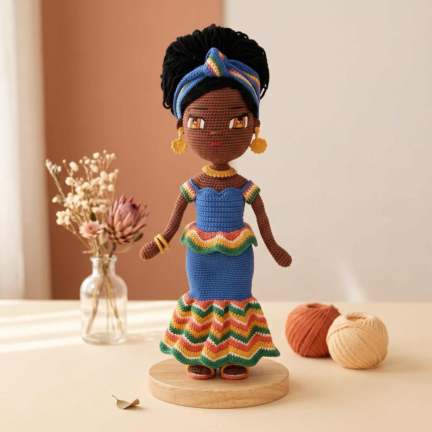 Zuri crochet doll pattern