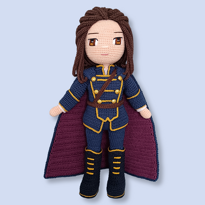 Prince Arthur crochet doll pattern