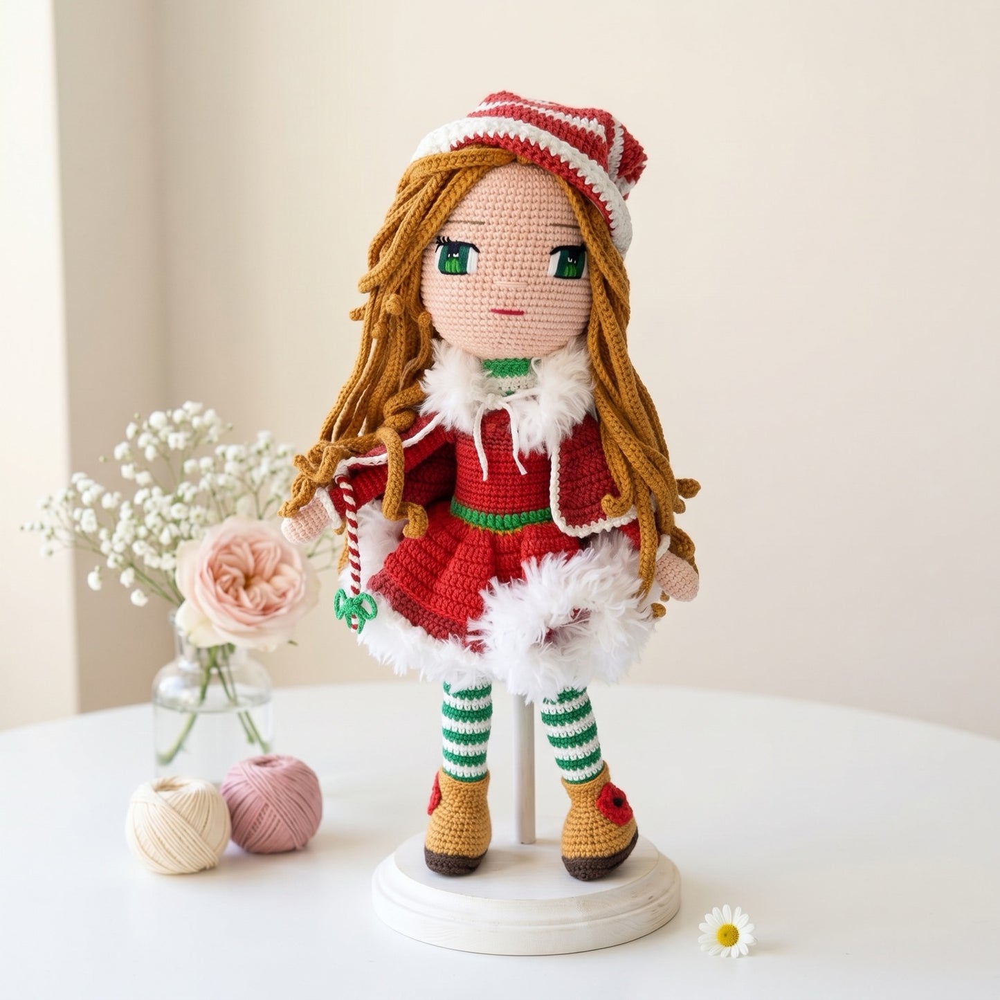 Nathalie crochet doll pattern