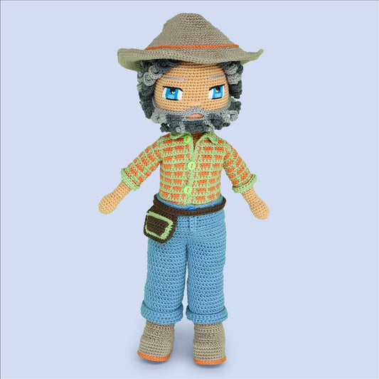 Grandpa George Yarn Set - mercerized cotton yarn bundle by Crochetree