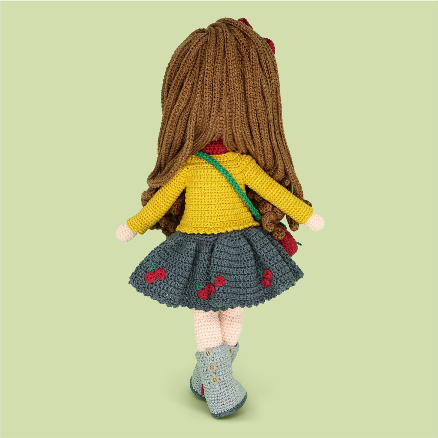 Hazel in Red Doll Pattern