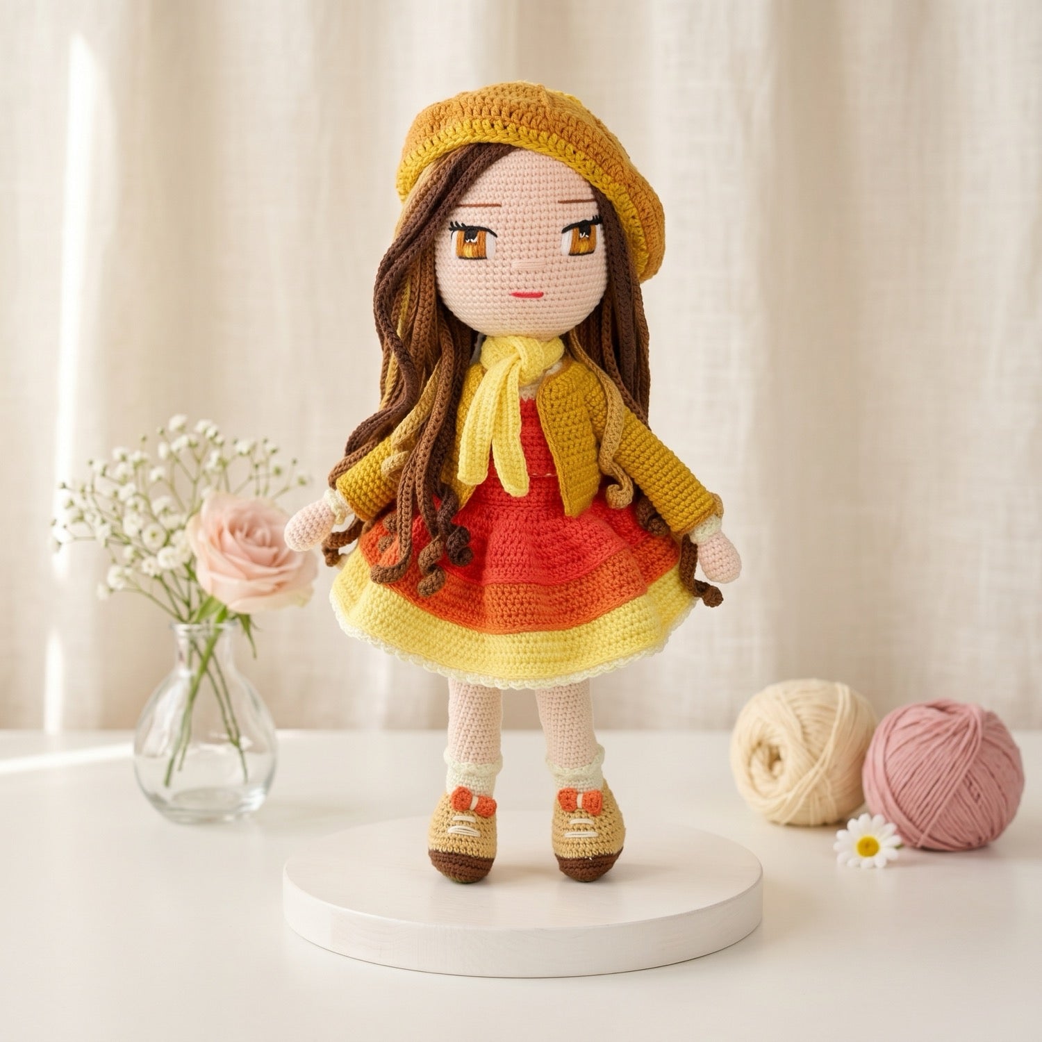Melissa crochet doll pattern