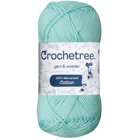 Crochetree 100% Mercerized Cotton Yarn 50g