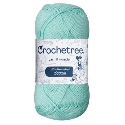 Crochetree 100% Mercerized Cotton Yarn 50g