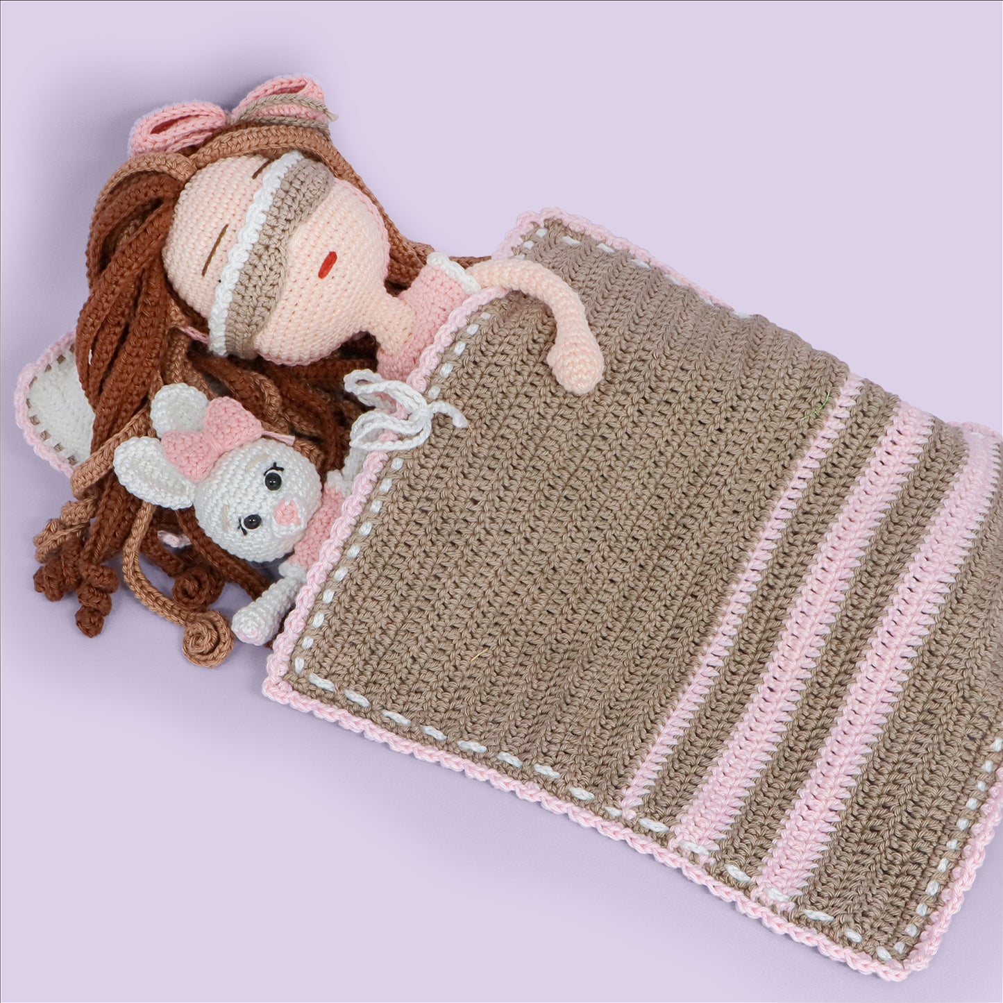 Sleeping Chloe Crochet Doll Pattern