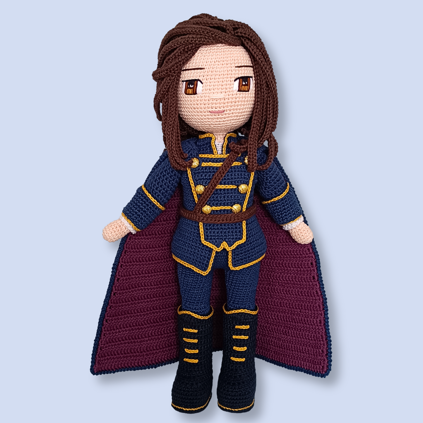 Prince Arthur crochet doll pattern