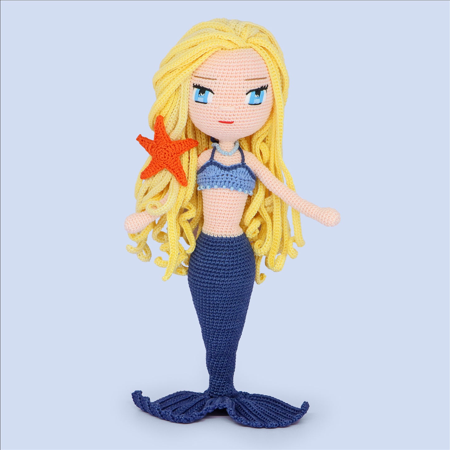 Pearl Mermaid Crochet Doll Pattern