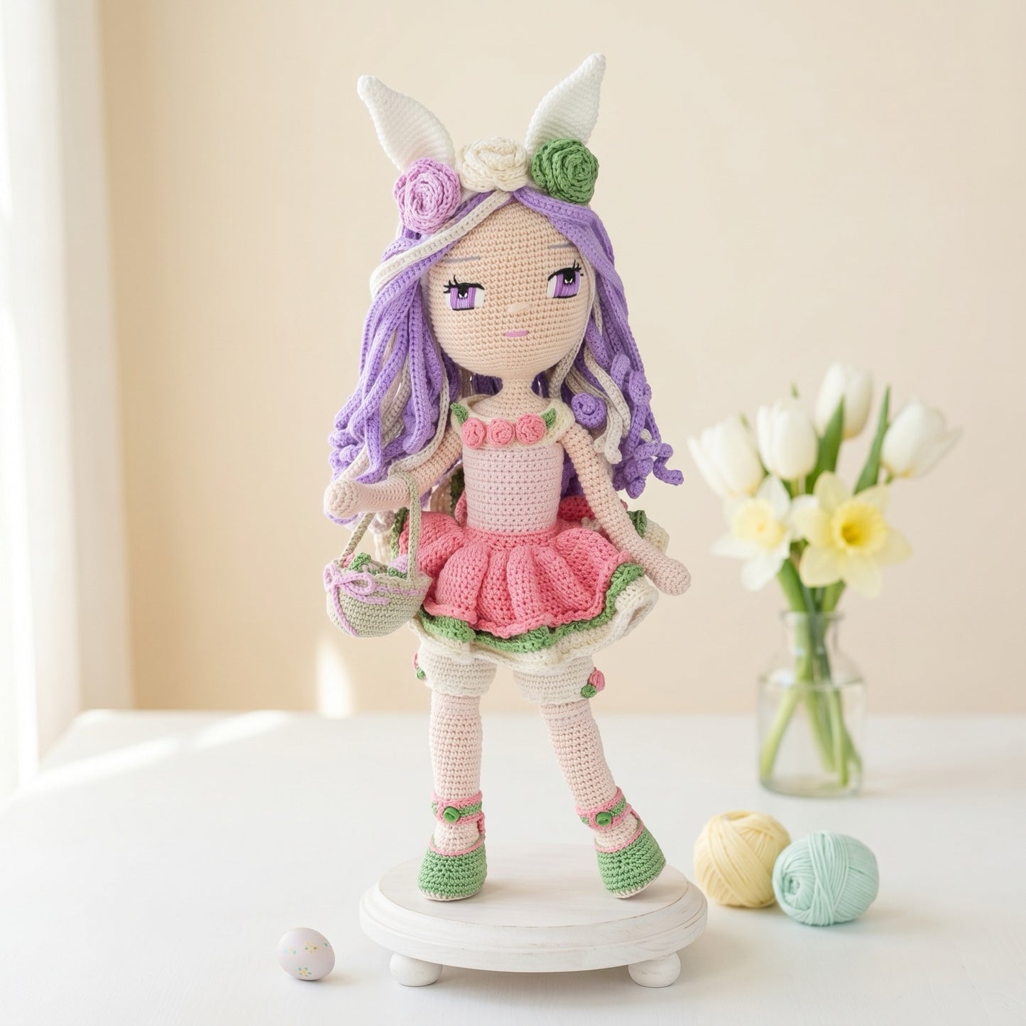 Freya Easter crochet doll pattern