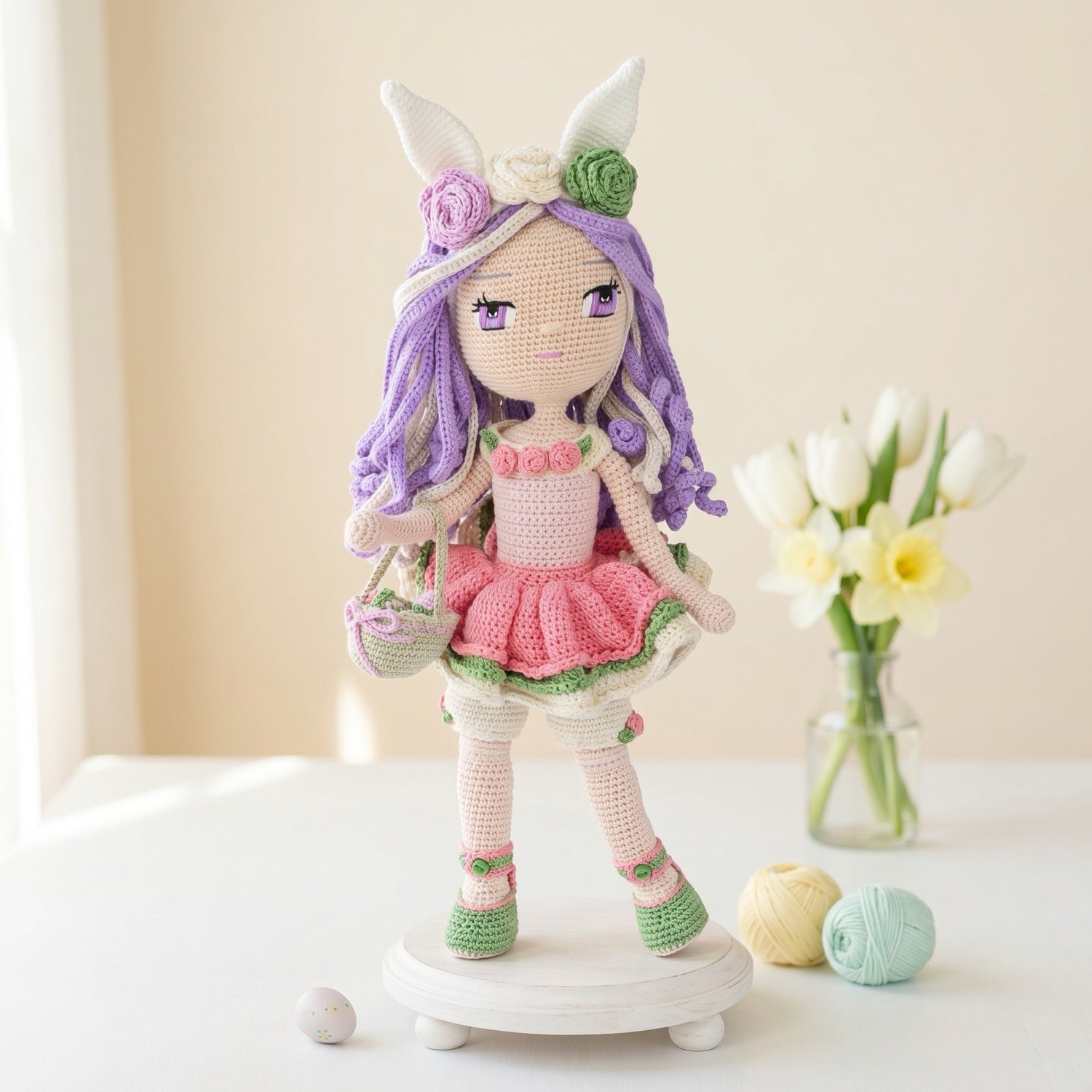Freya Easter crochet doll pattern
