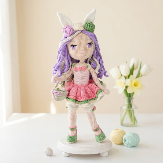 Freya Easter crochet doll pattern