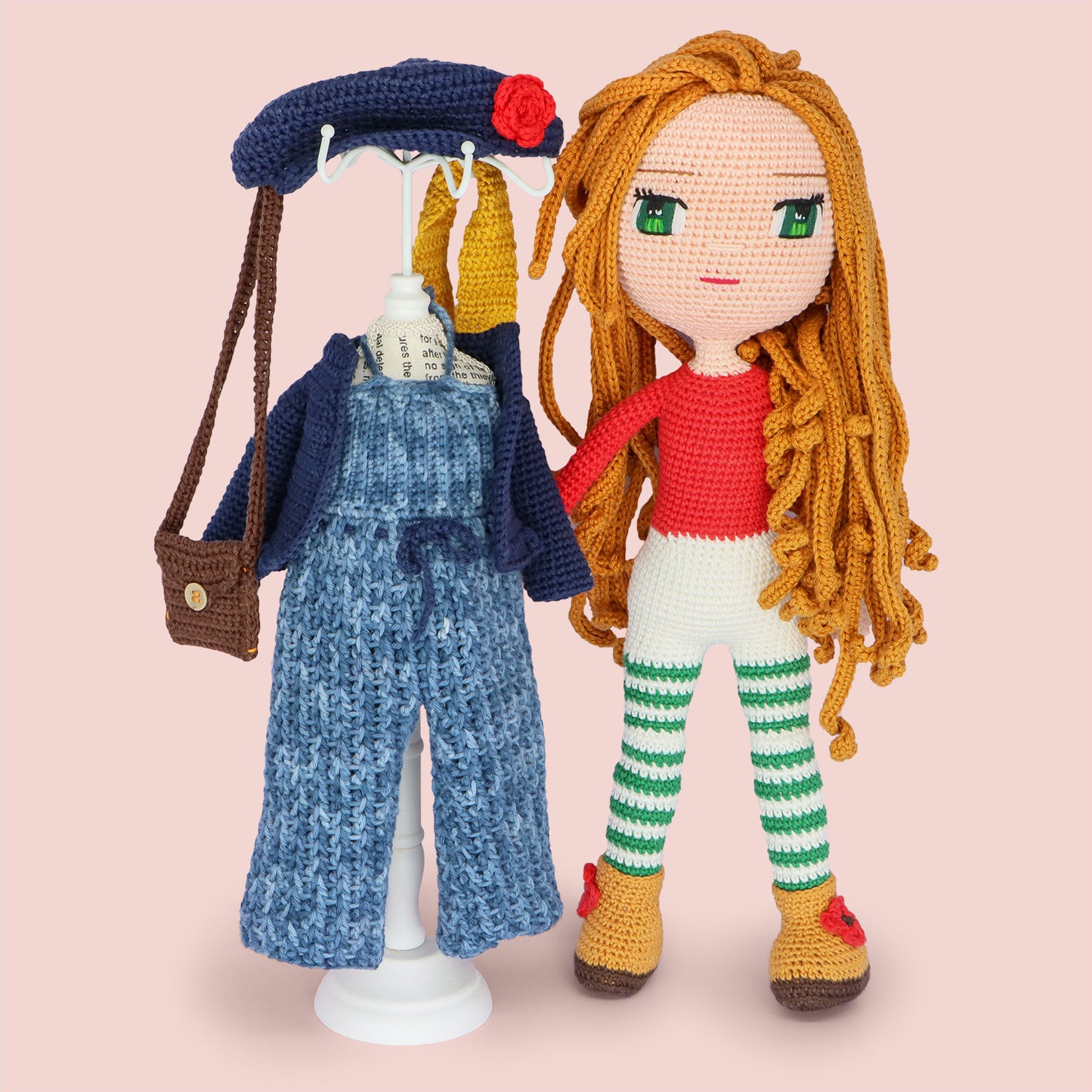 Nathalie Denim Doll Pattern