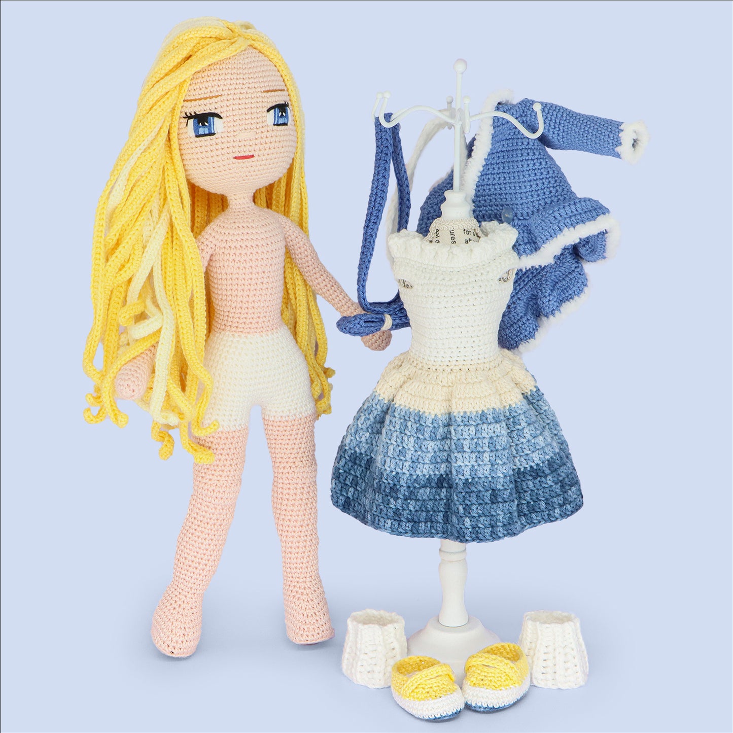 Pearl Winter Crochet Doll Pattern