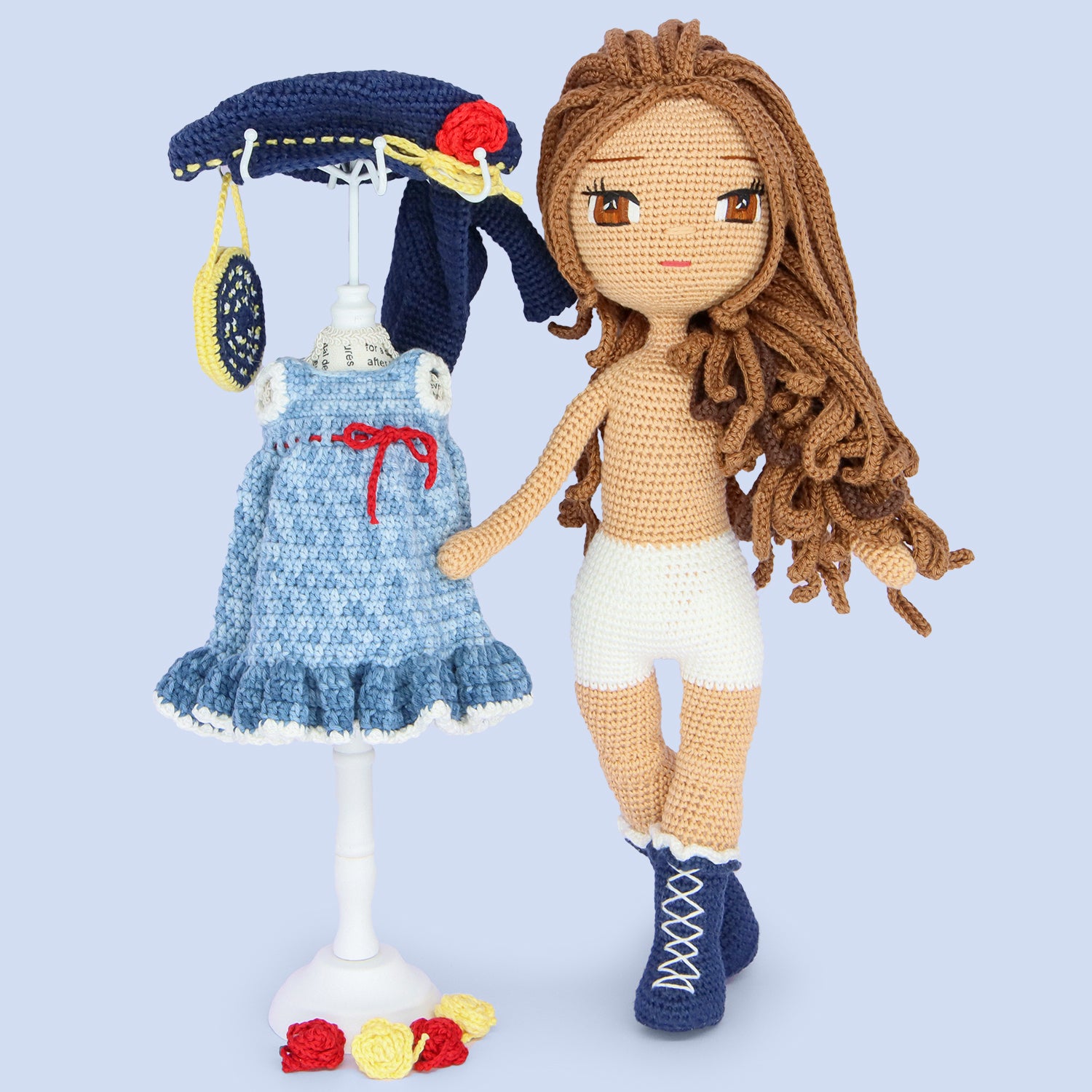 Valentina Crochet Doll Pattern PDF — Crochetree