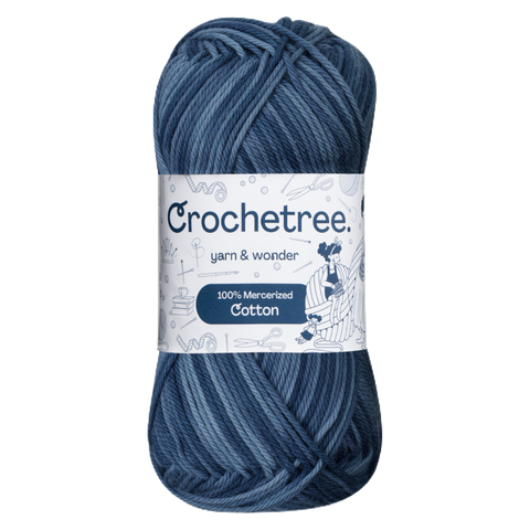 Crochetree 100% Mercerized Cotton Yarn 50g