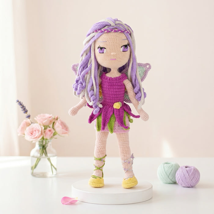 Fairy Freya crochet doll pattern