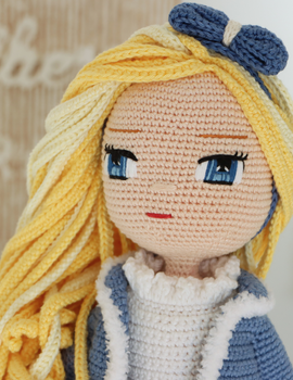 Pearl Winter Crochet Doll Pattern