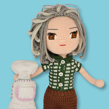 Granny Grace Bakery outfit crochet pattern