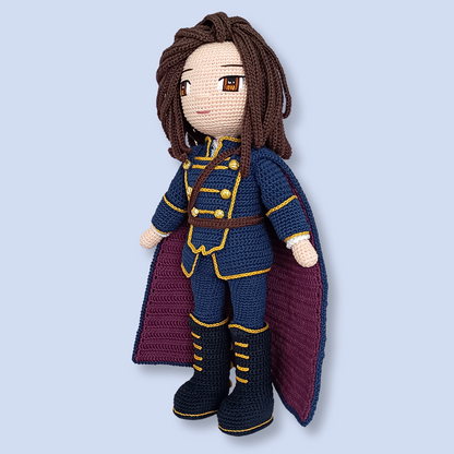 Prince Arthur crochet doll pattern