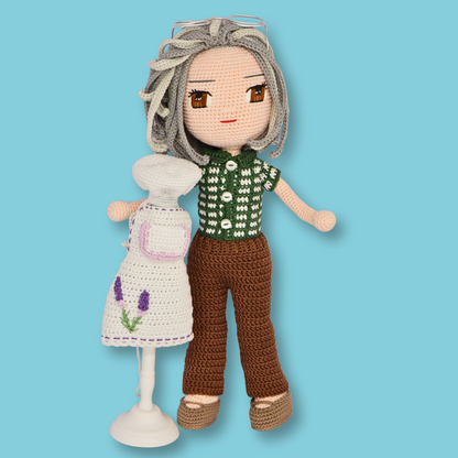 Granny Grace Bakery outfit crochet pattern