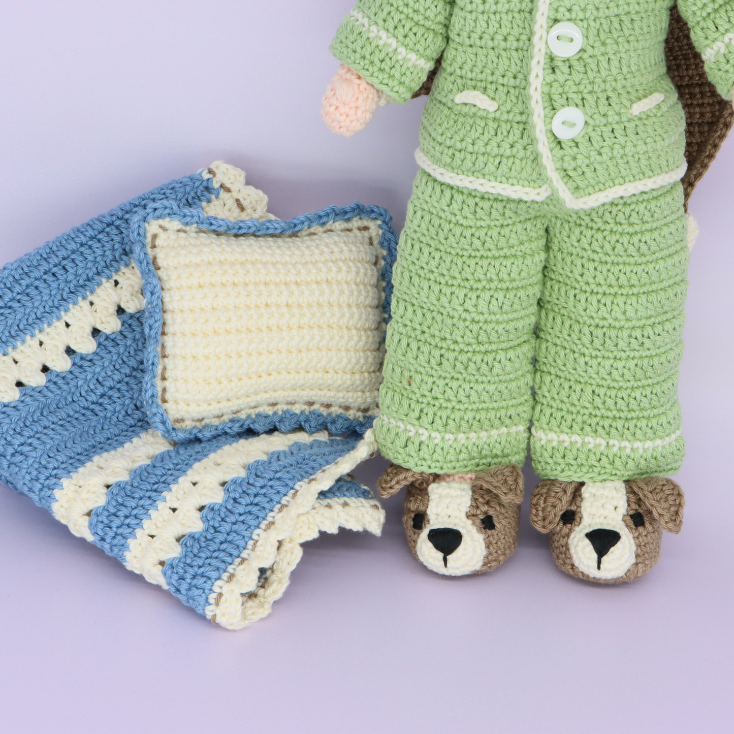 Sleeping Dominic Doll Pattern