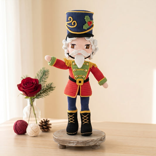 Vladimir the Nutcracker crochet doll pattern