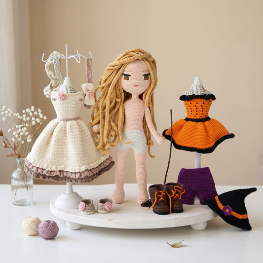 Louise Anniversary and Halloween crochet outfit patterns