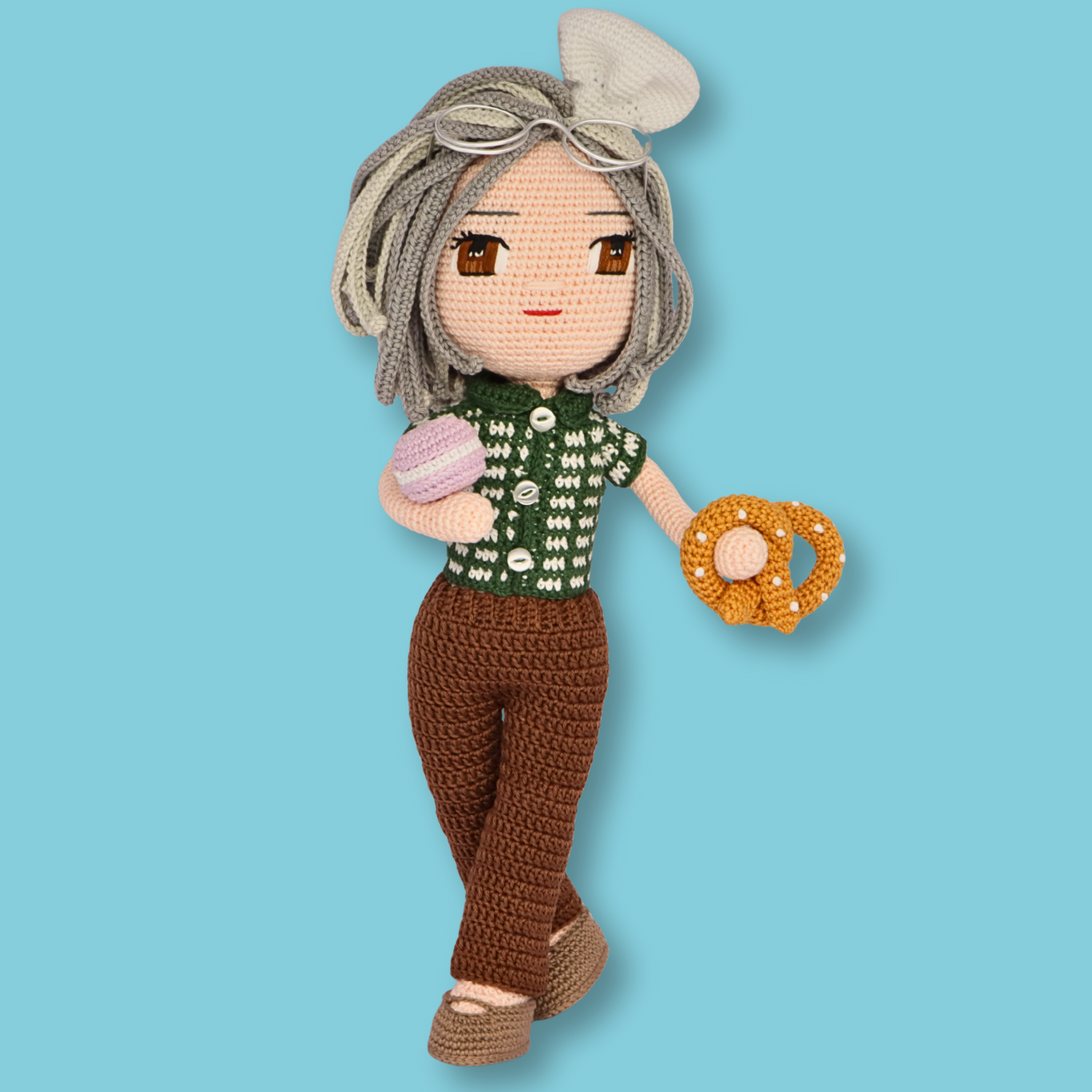 Granny Grace Bakery outfit crochet pattern