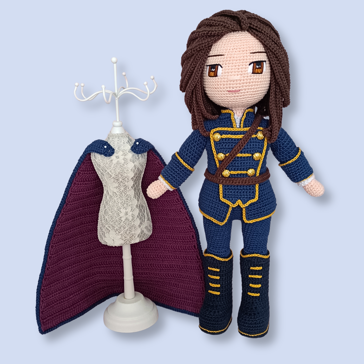 Prince Arthur crochet doll pattern