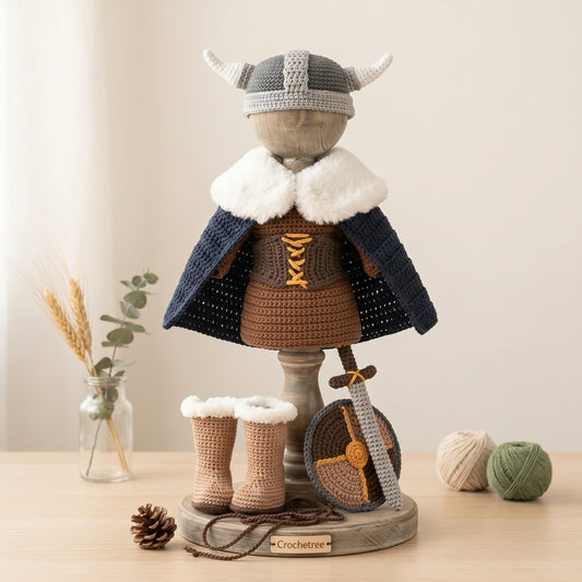 Genevieve Viking crochet outfit pattern
