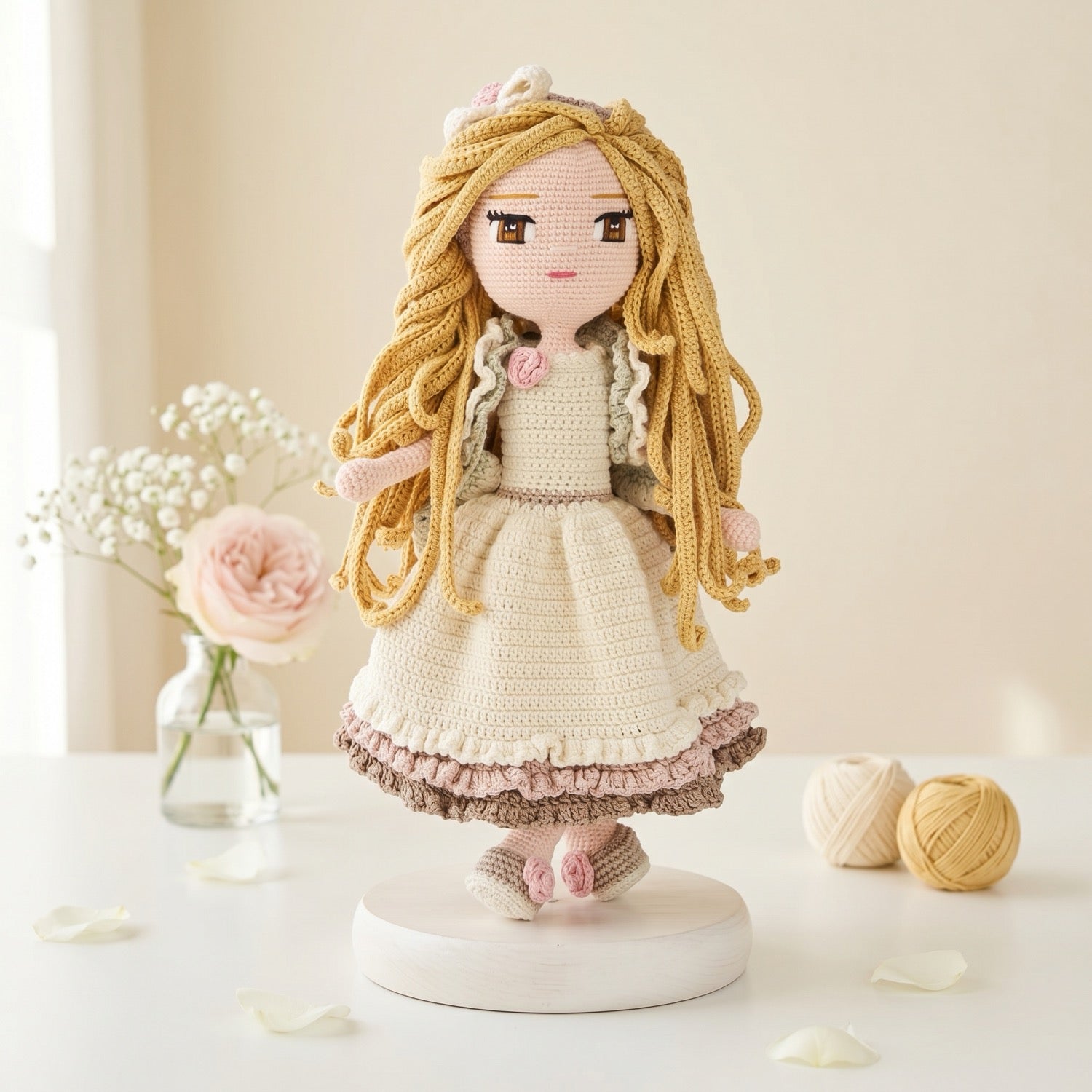 Louise Anniversary crochet doll pattern