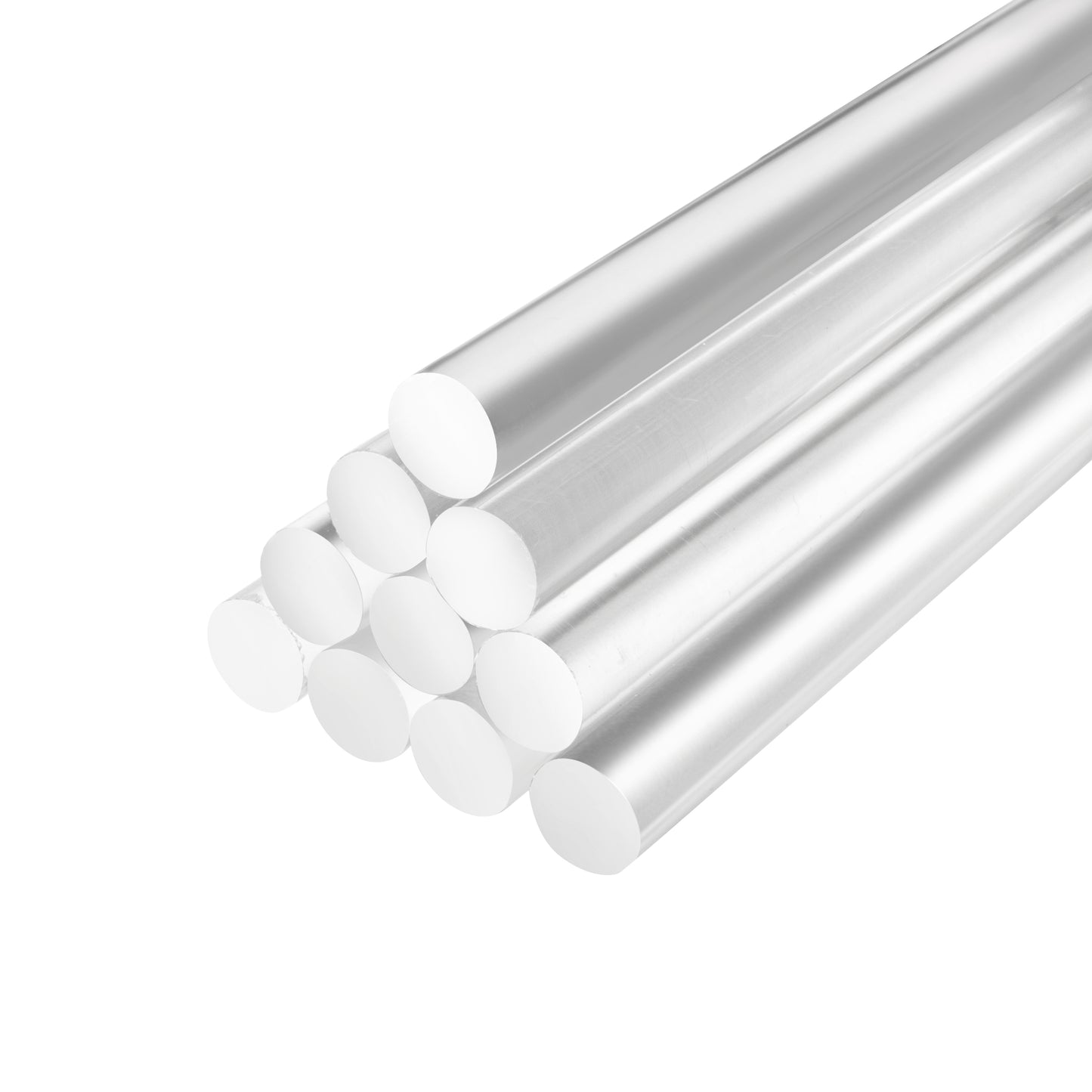 Crochetree Acrylic Sticks – 10 pcs, 8 mm × 20 cm