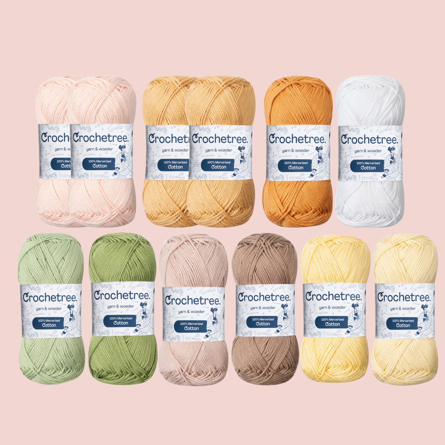 Angelica Floral Yarn Set
