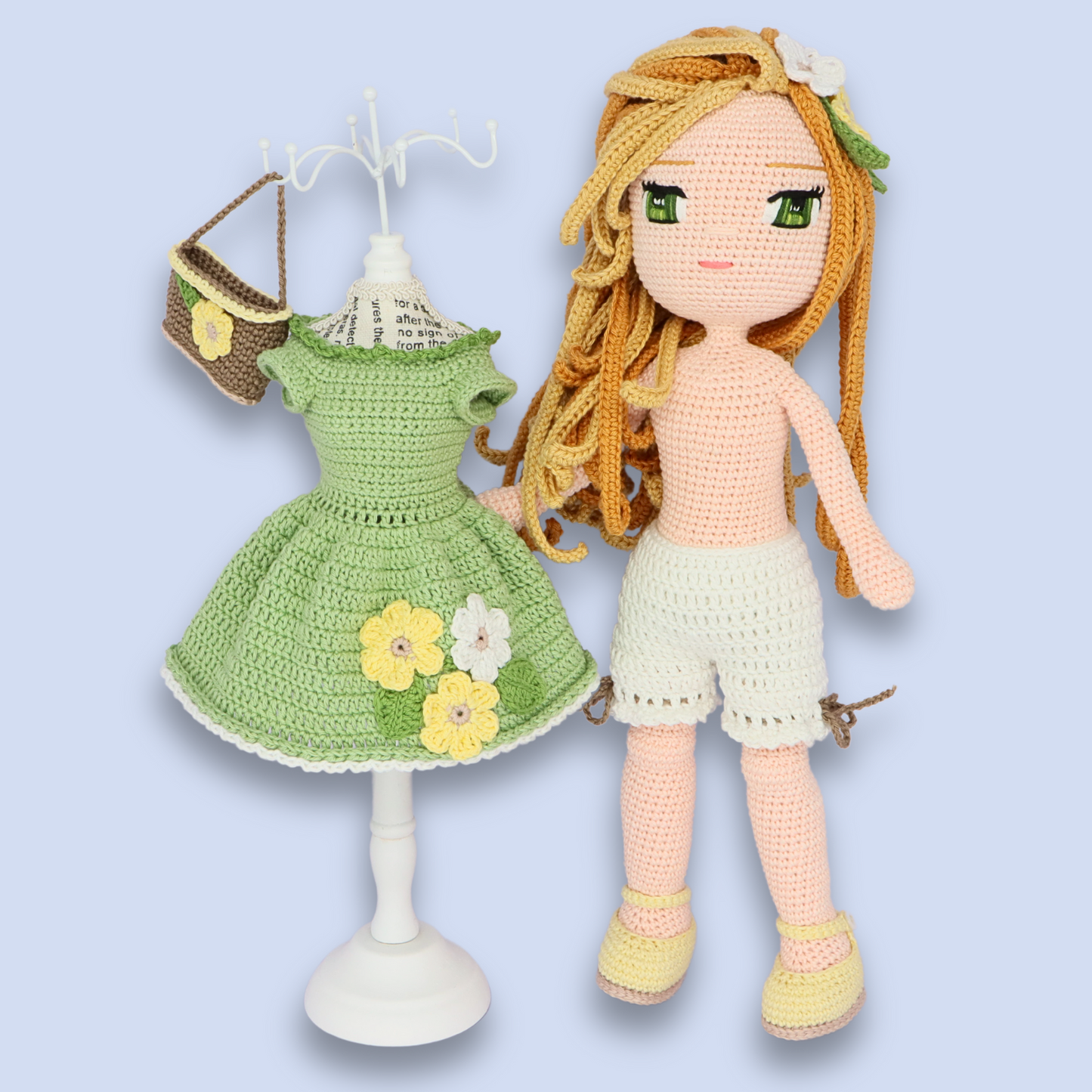 Angelica Floral Doll Pattern