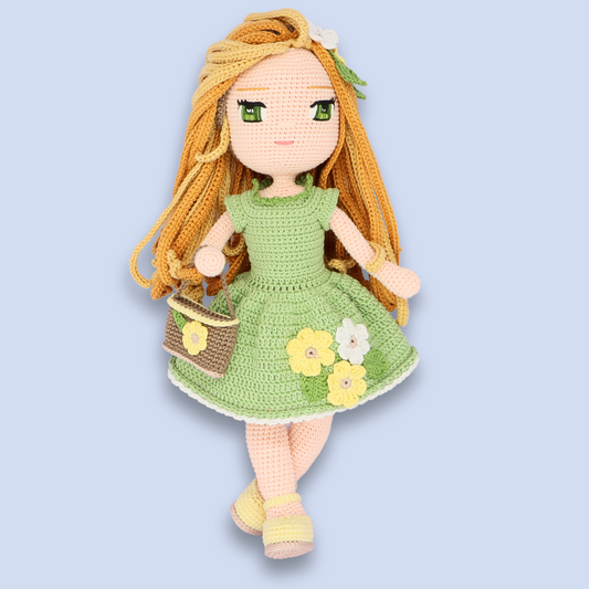 Angelica Floral Doll Pattern