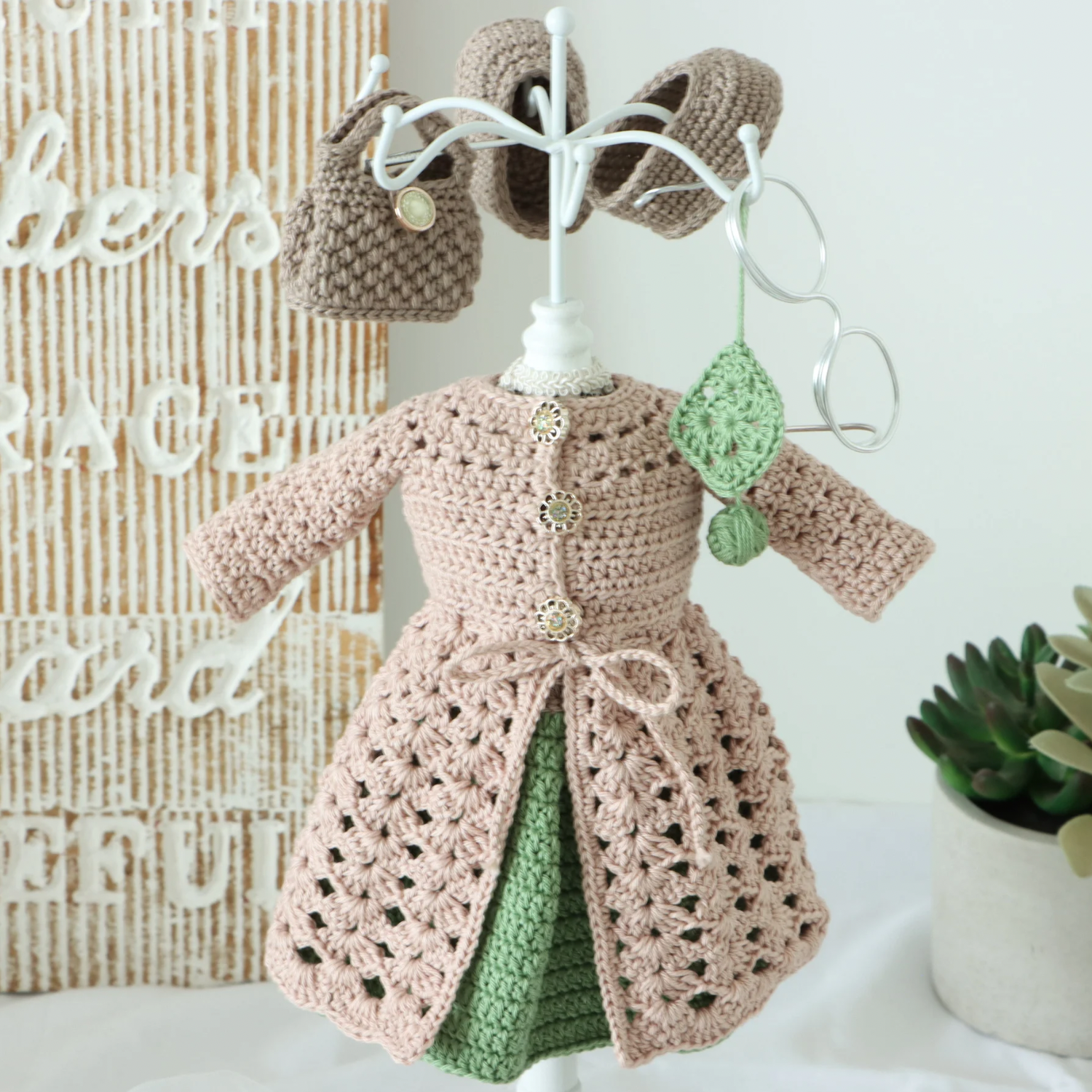 Granny Grace Crochet Doll Pattern PDF