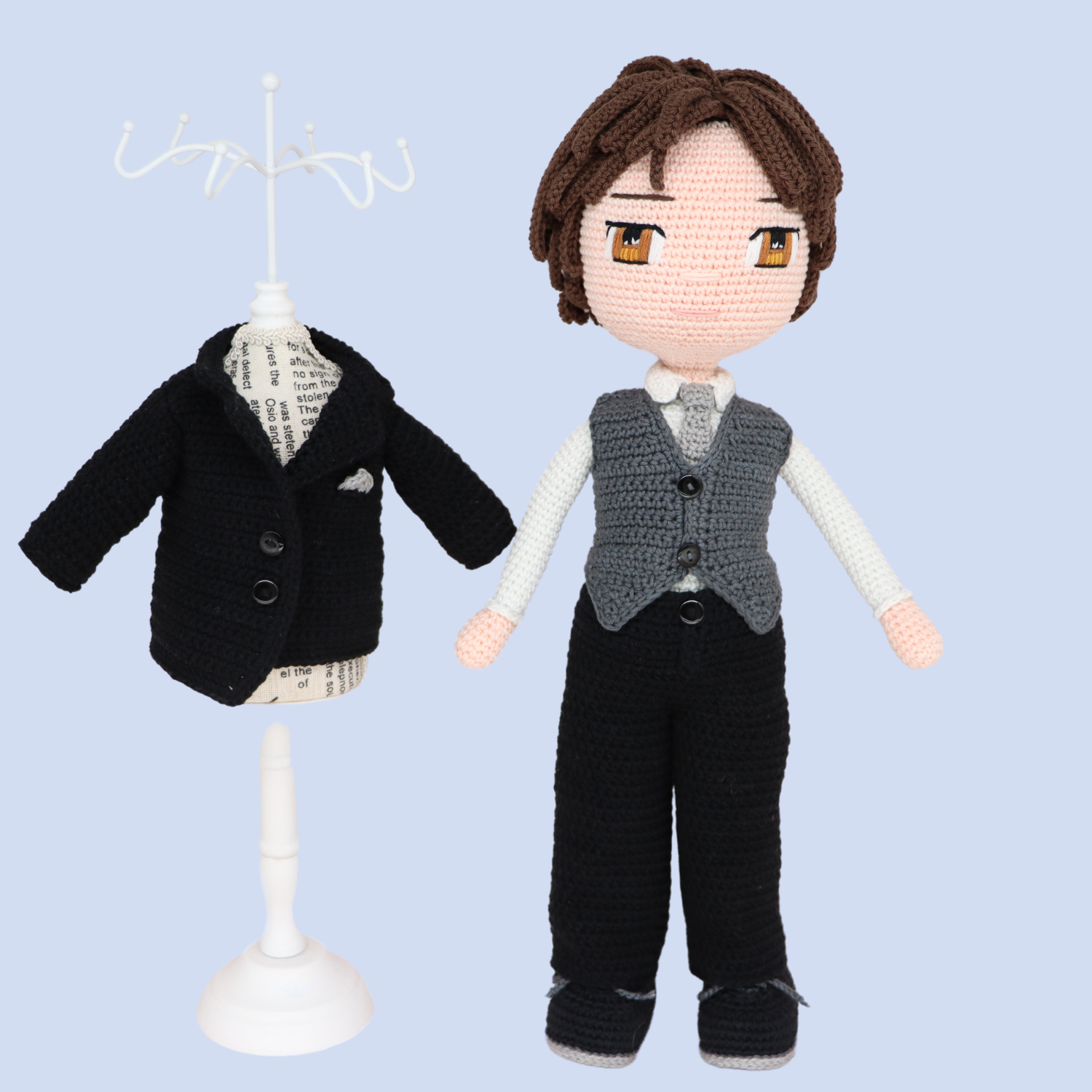 Ethan the Groom Crochet Doll Pattern PDF — Crochetree