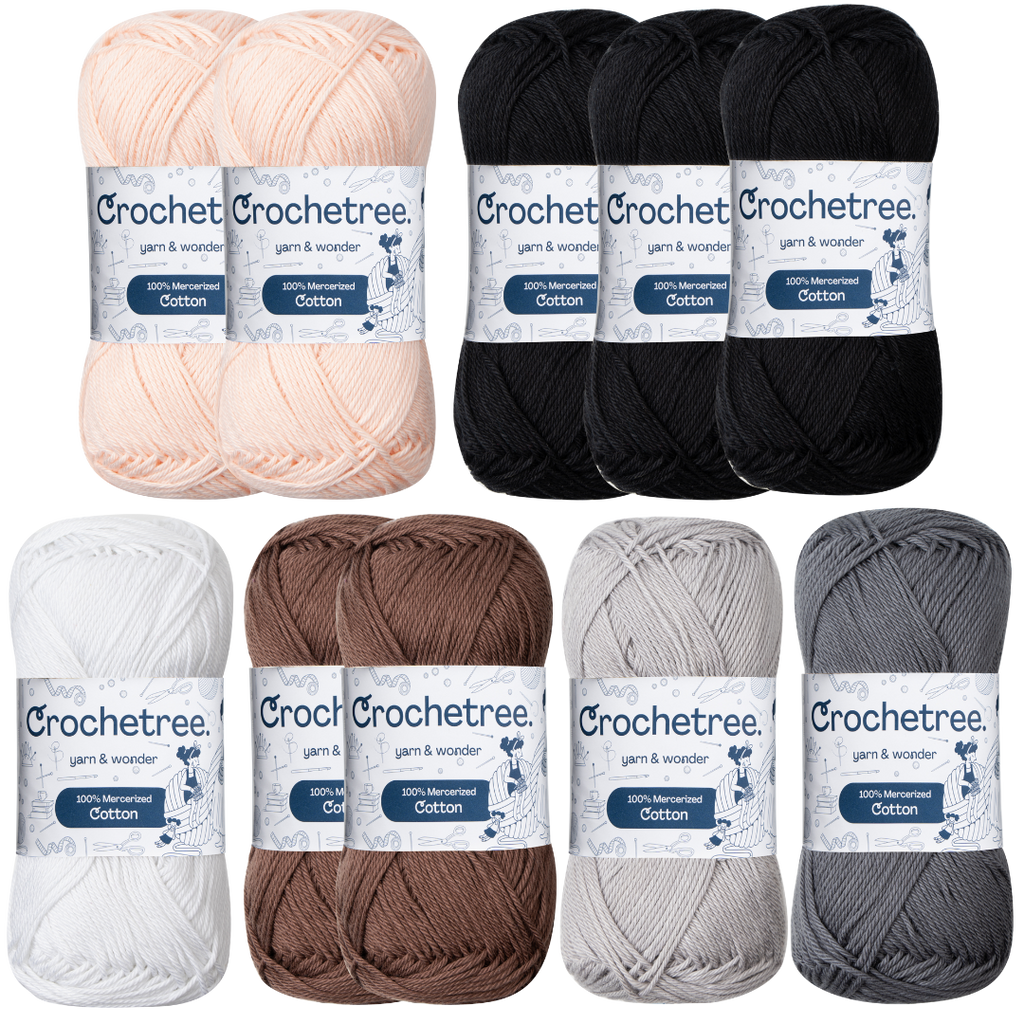 8.1 oz White Tres Chic Novelty Yarns Crochet Thread Super Yarn Mart