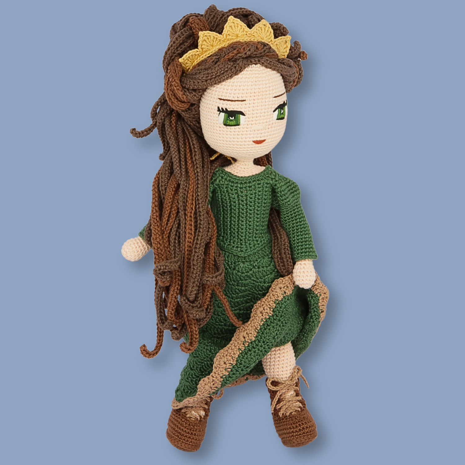 Princess Genevieve Crochet Doll Pattern PDF