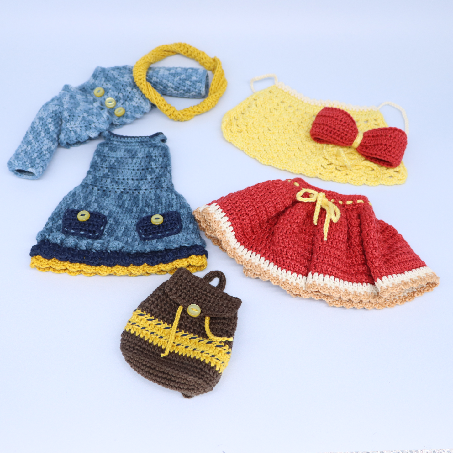 Hannah crochet doll pattern page