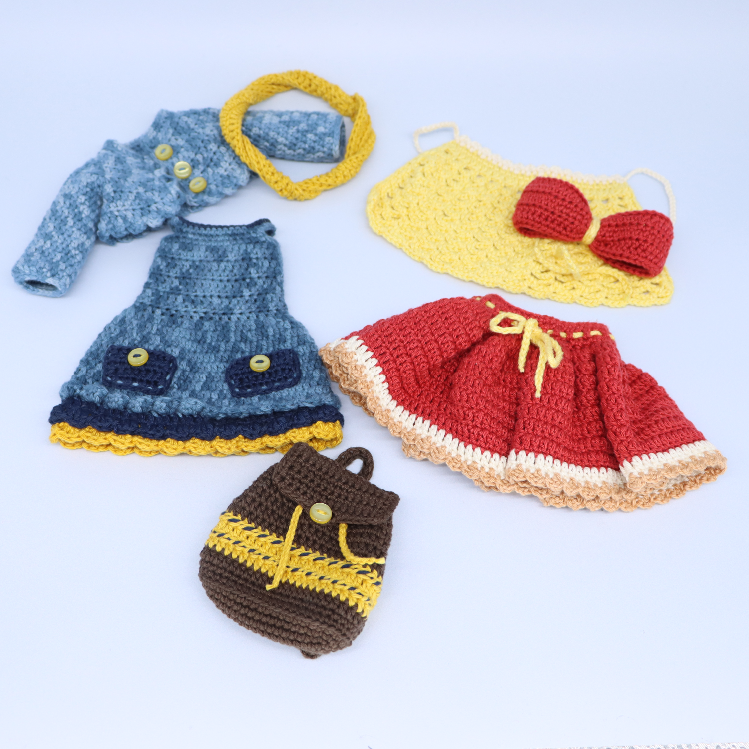 Hannah crochet doll pattern page