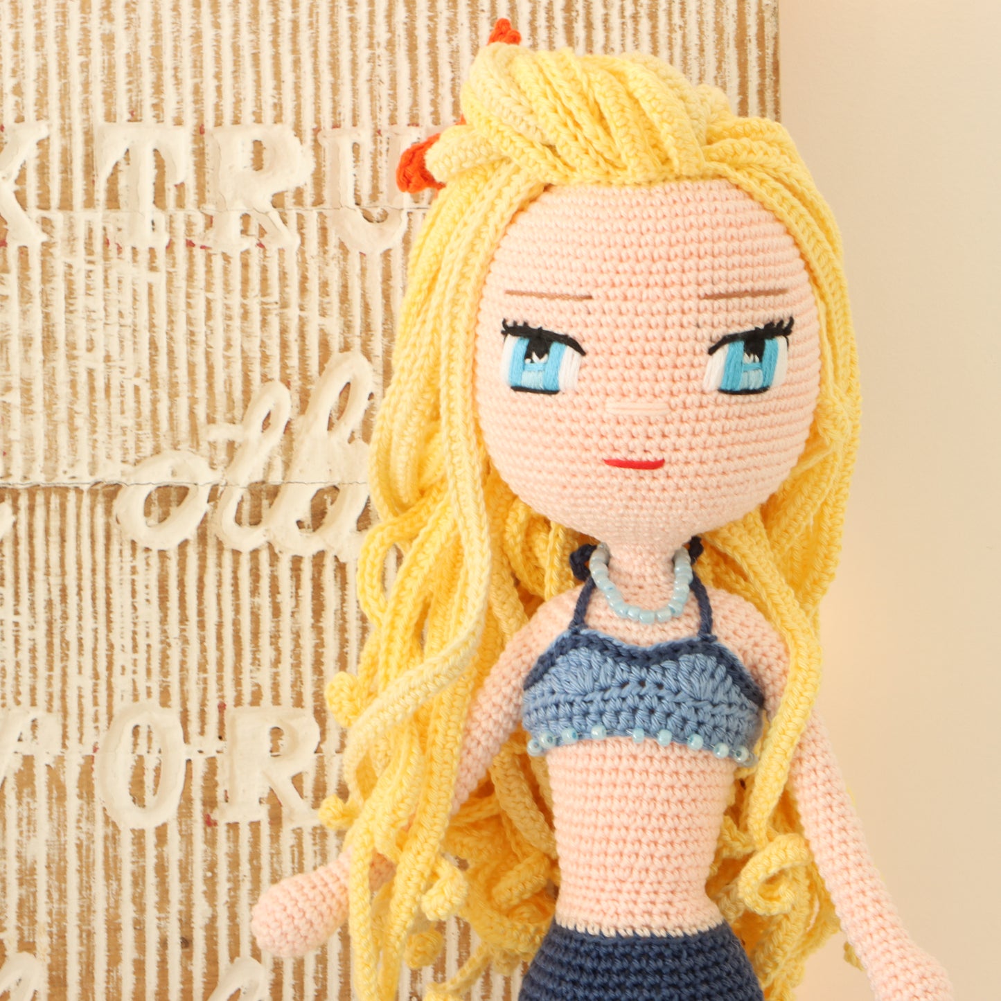 Pearl Mermaid Crochet Doll Pattern